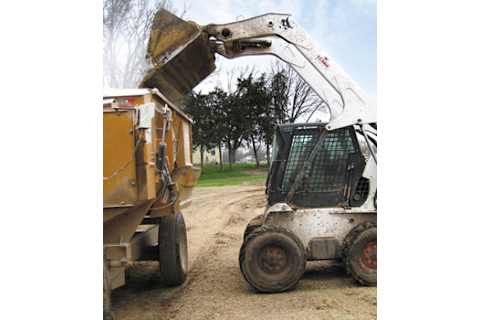 Grain bucket on Bobcat Skid-Steer loader