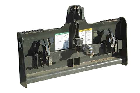 Bobcat 3 point adapter on a Toolcat utility work machine.